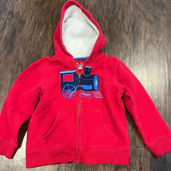 jumping beans Other - Boys 4T train jacket with fur hood